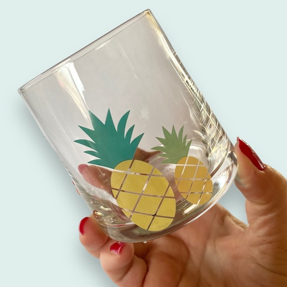 Chic & Tonic Pineapple Lowball Glasses Set of 4 in Box - Picture 11 of 12
